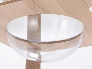 アウトレット3 キャットタワー 木製 宇宙船　展望台　多頭飼い 大型 178cm