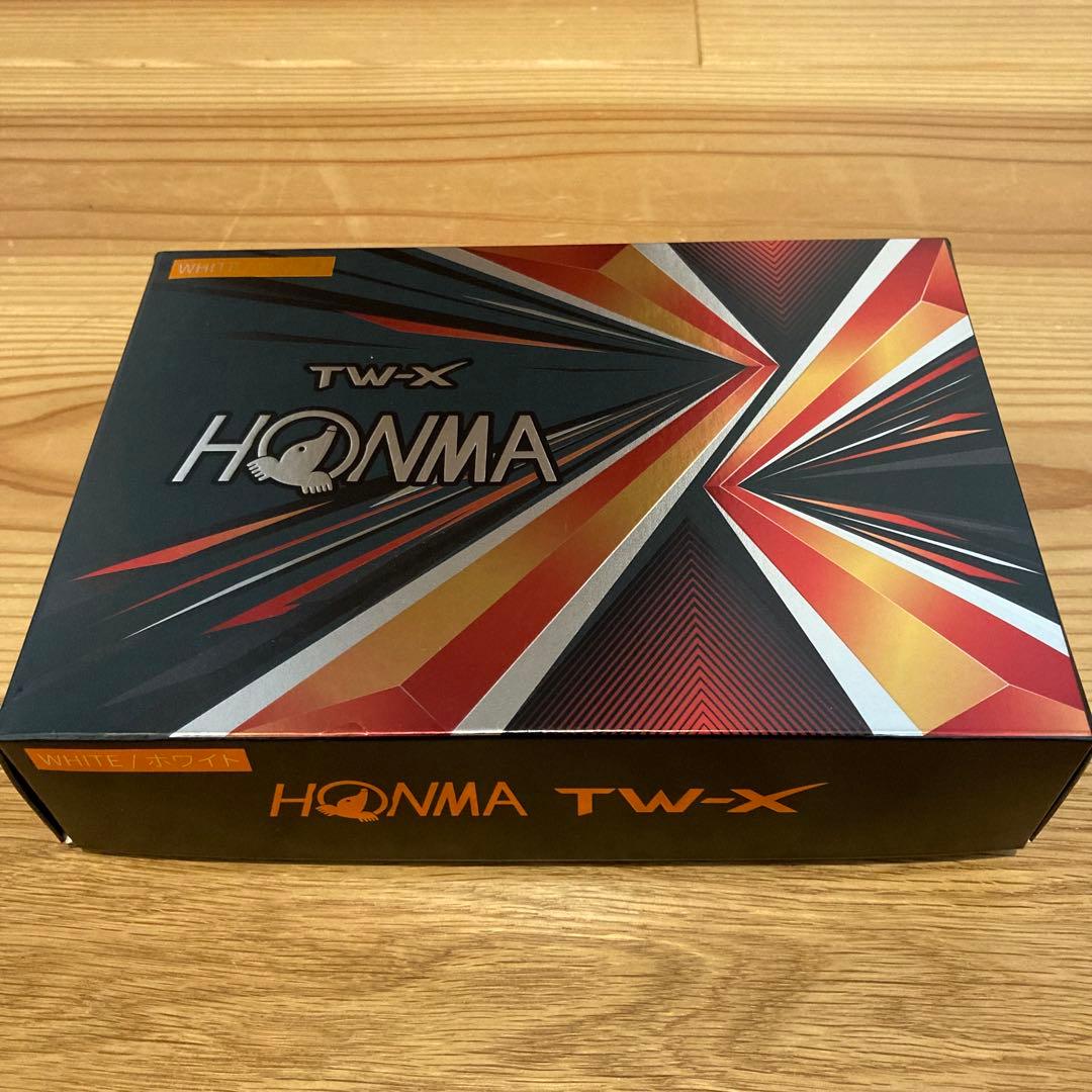 ホンマ　TW-X ツアーワールド ホワイト　5ダース　ゴルフボール