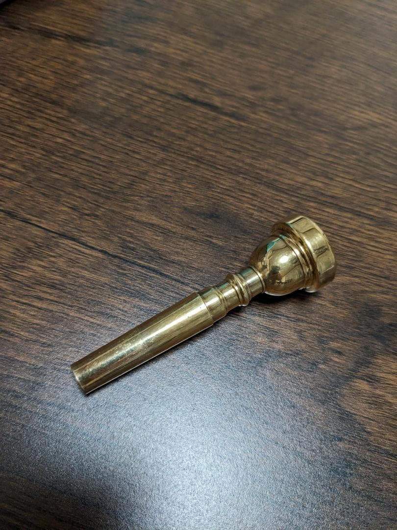 トランペットマウスピース VINCENT BACH 7C 金メッキ