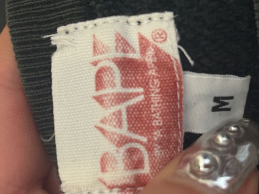 A BATHING APE ブラック スウェット M