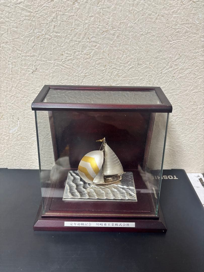 銀製ヨット　TAKEHIKO