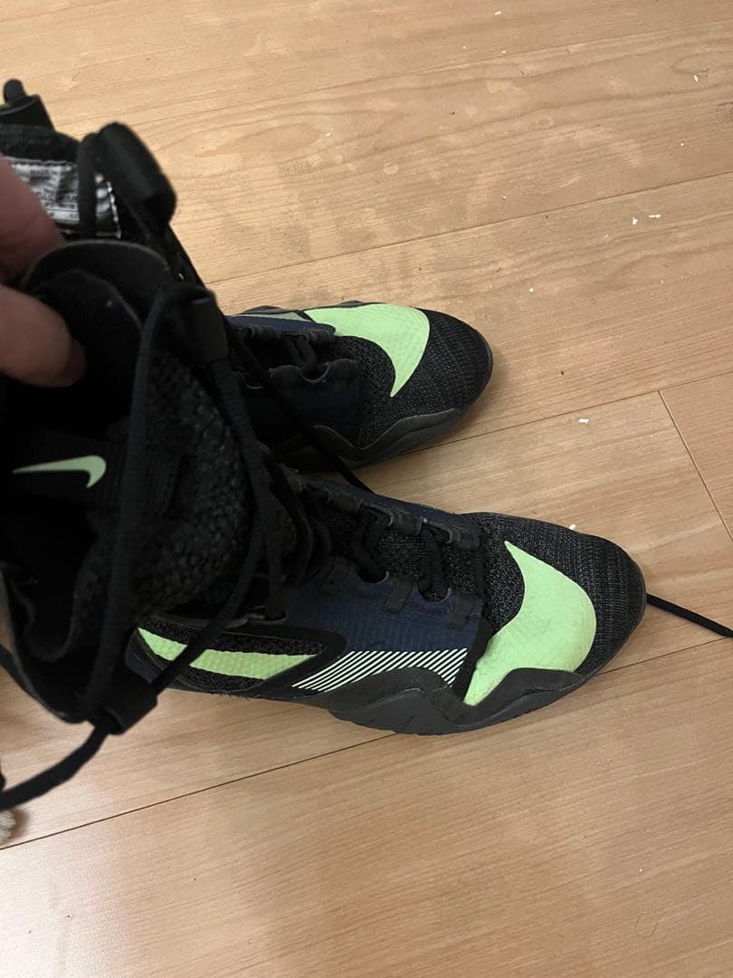 Nike ボクシングシューズ ブラック/グリーン