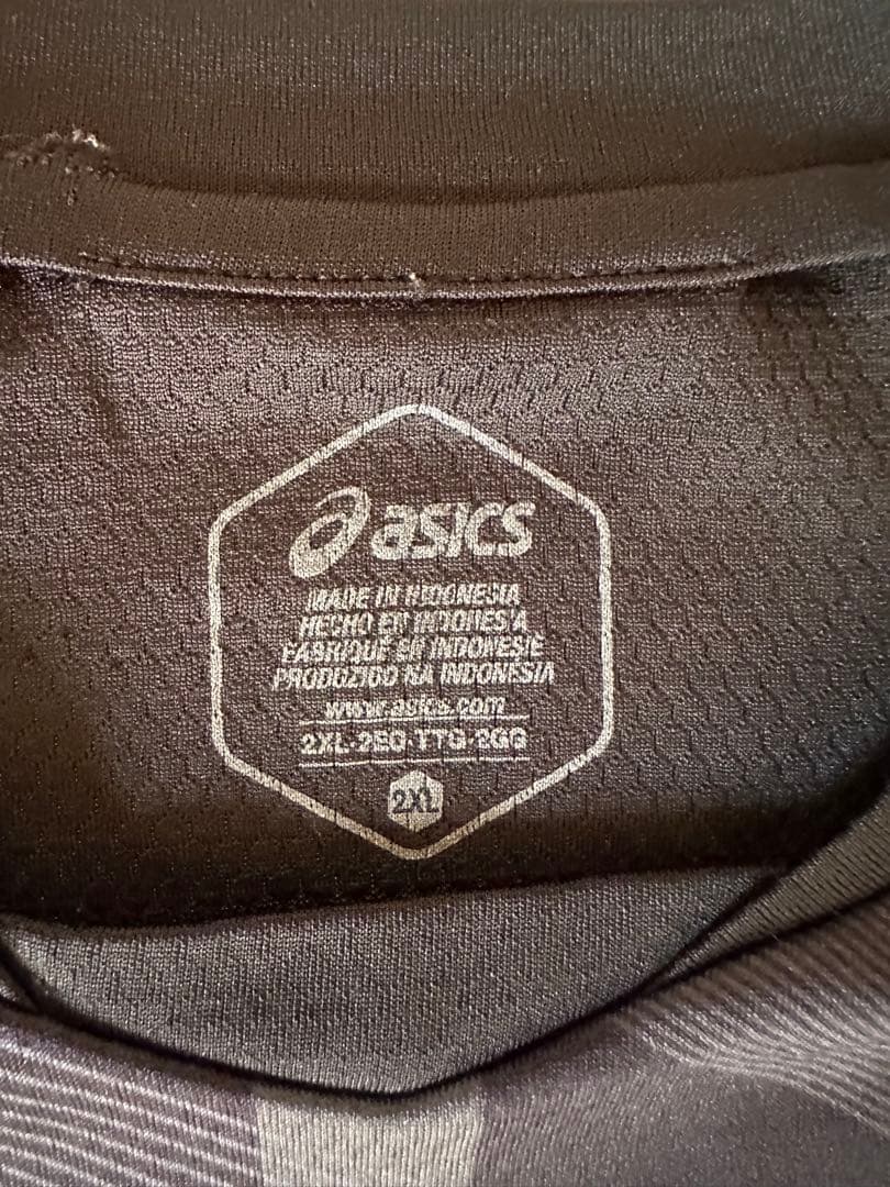 福井工大福井高校 バレーボール アシックス　Tシャツ　2XL