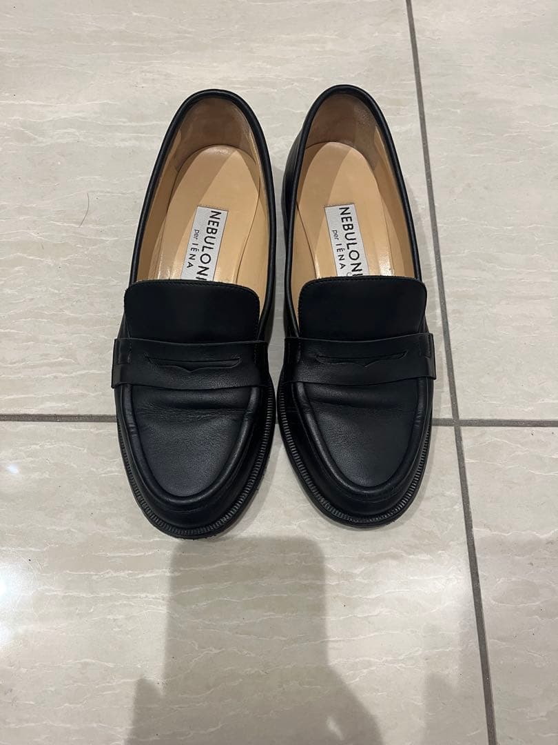 ycyc ！NEBULONI ブラックレザー ローファー　イエナ IENA