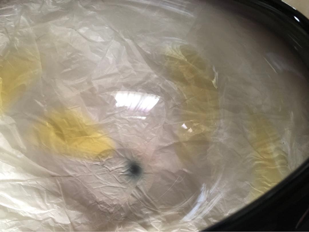 益田芳徳氏作　硝子の水指　共箱入