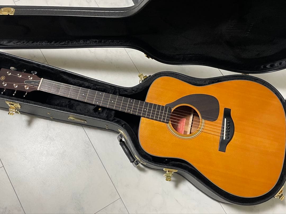 YAMAHA FGX5 red label series 純正ハードケース付き