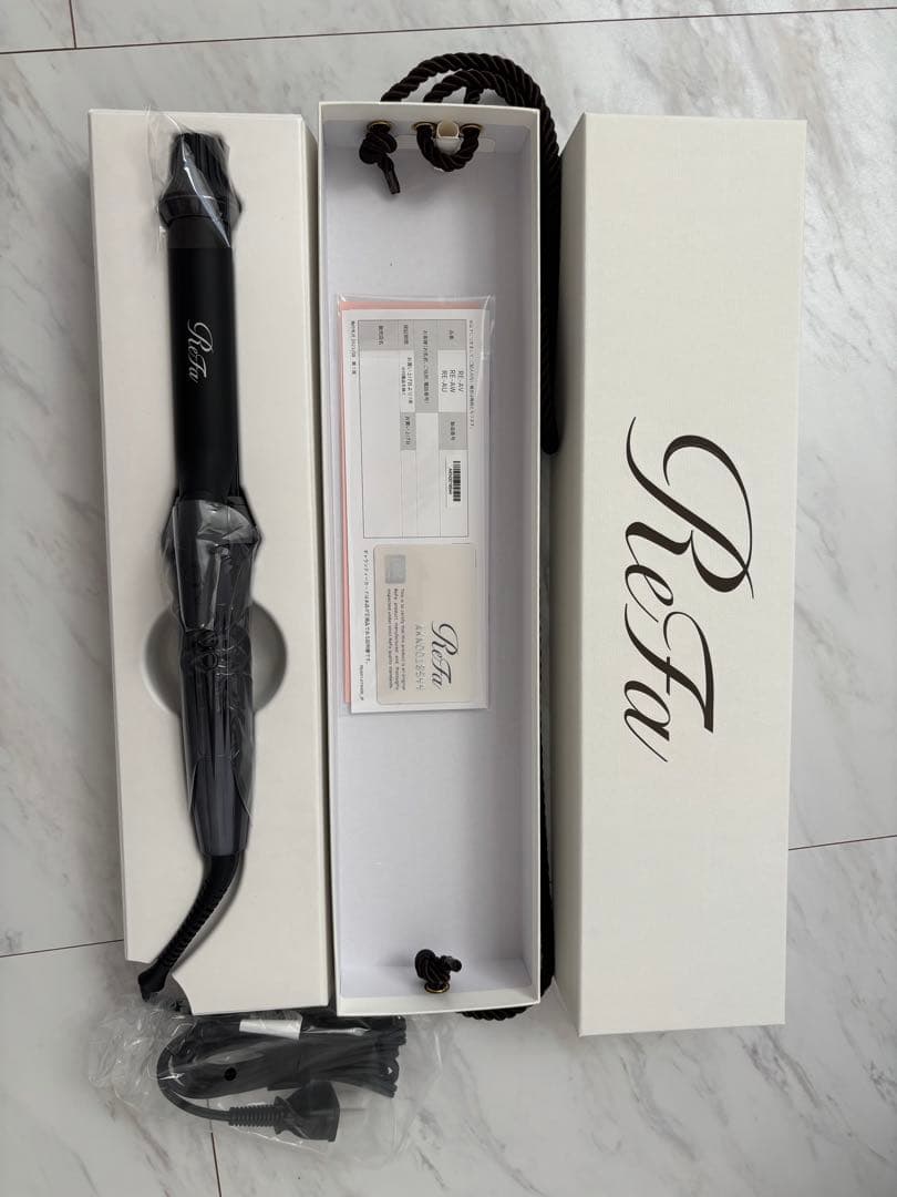 [土日限定商品]ReFa ２６ミリ　カールヘアアイロン ブラック　コテ