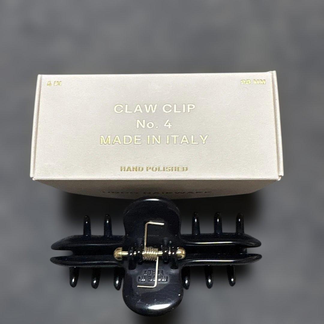 【Undo Hairware】No. 4 Claw クリップ　イタリア製ブラック