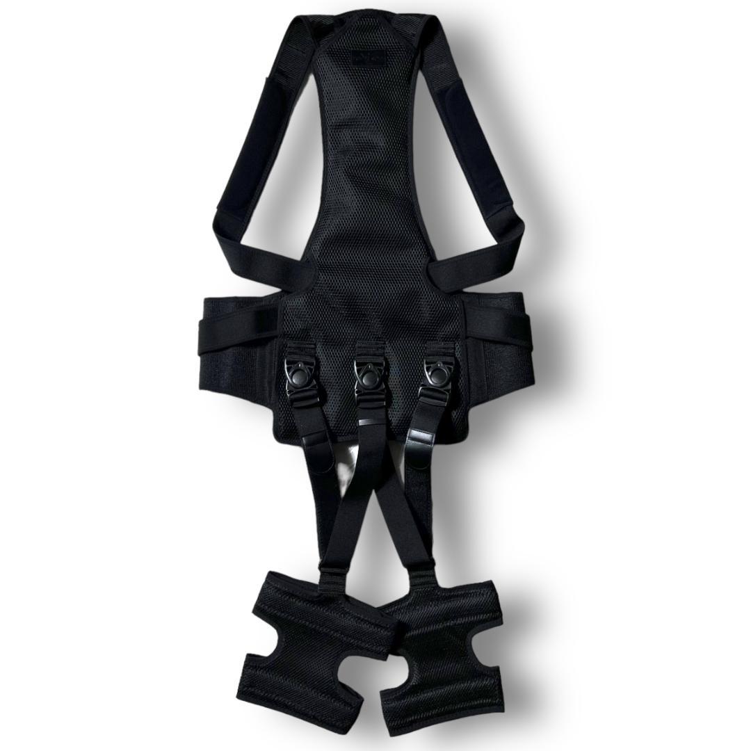 L かいりき君 アシストスーツ 筋肉負担軽減 家事育児にも◎ 着脱も楽チン 黒