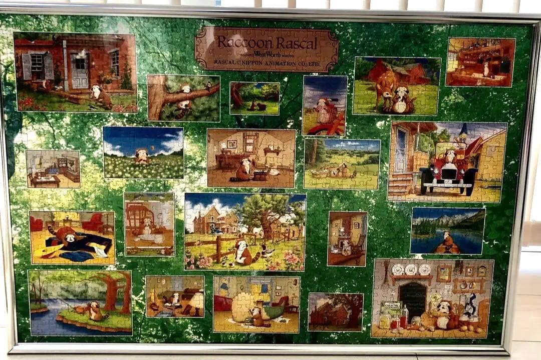 ２個セット！1000ピース　あらいぐま　ラスカル　パズル　ジグソーパズル　完成品