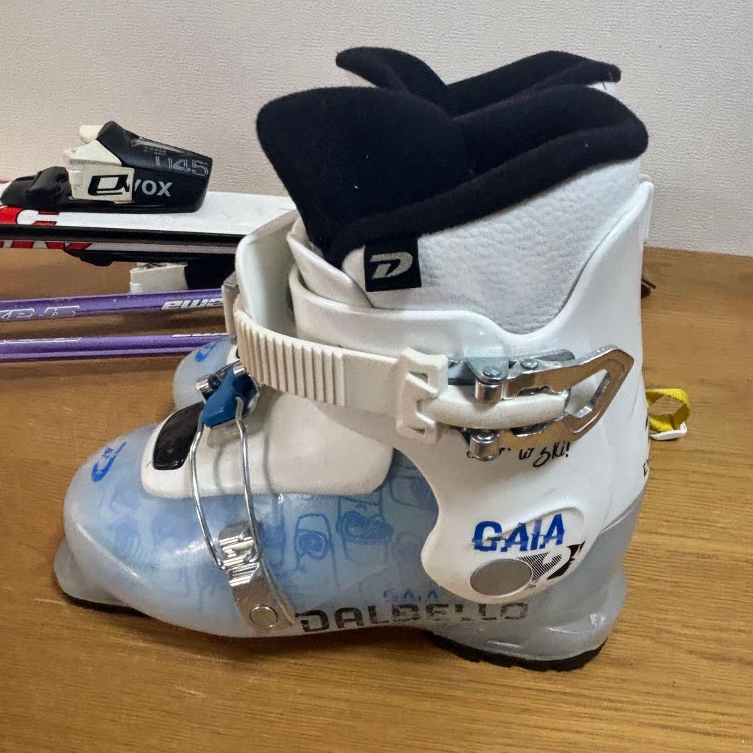 ジュニアスキーセット　ストック付　Atomic 90cm 20-20.5cm