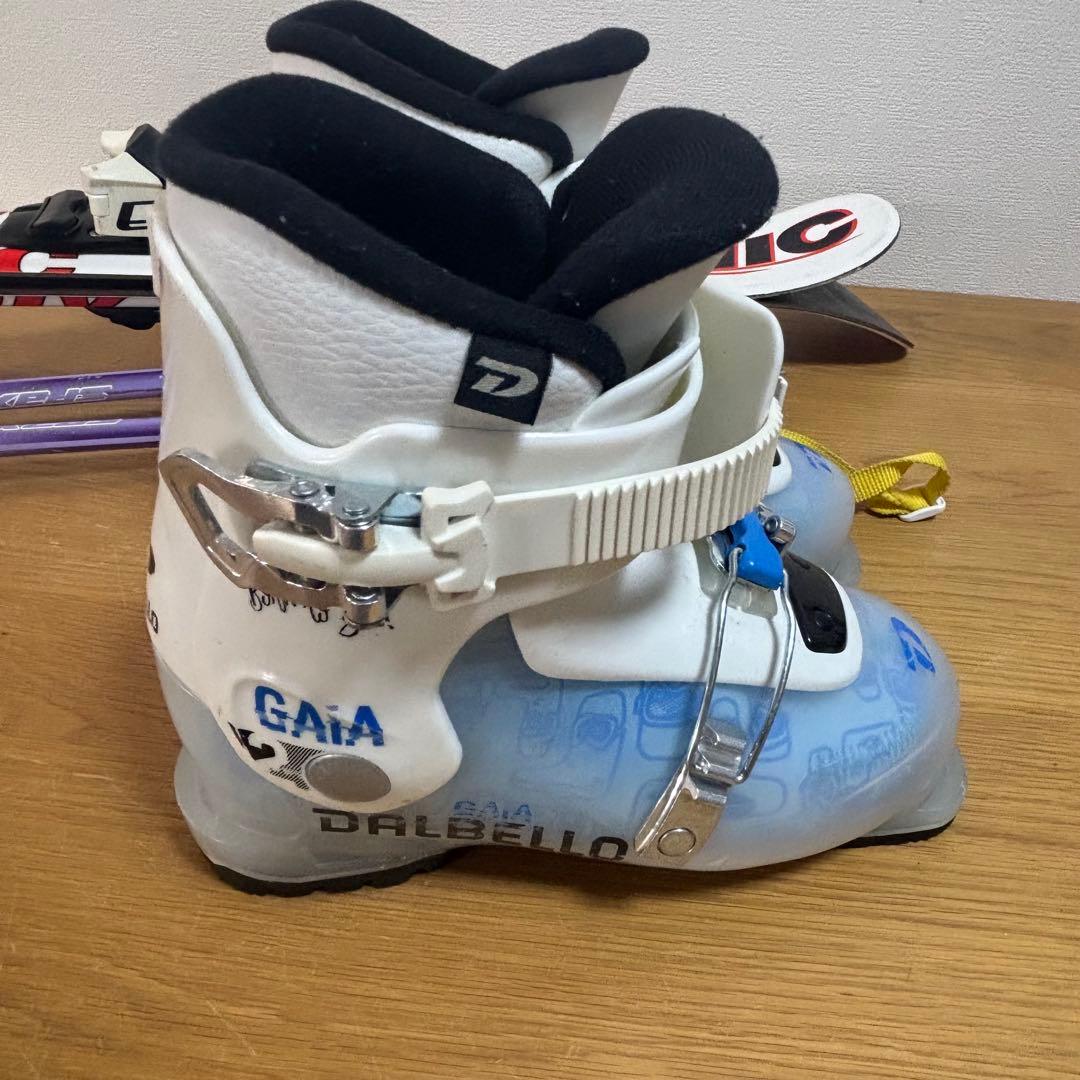 ジュニアスキーセット　ストック付　Atomic 90cm 20-20.5cm