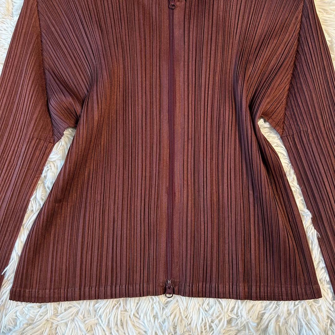 希少✨プリーツプリーズ ライダースジャケット シングル ダブルジップ