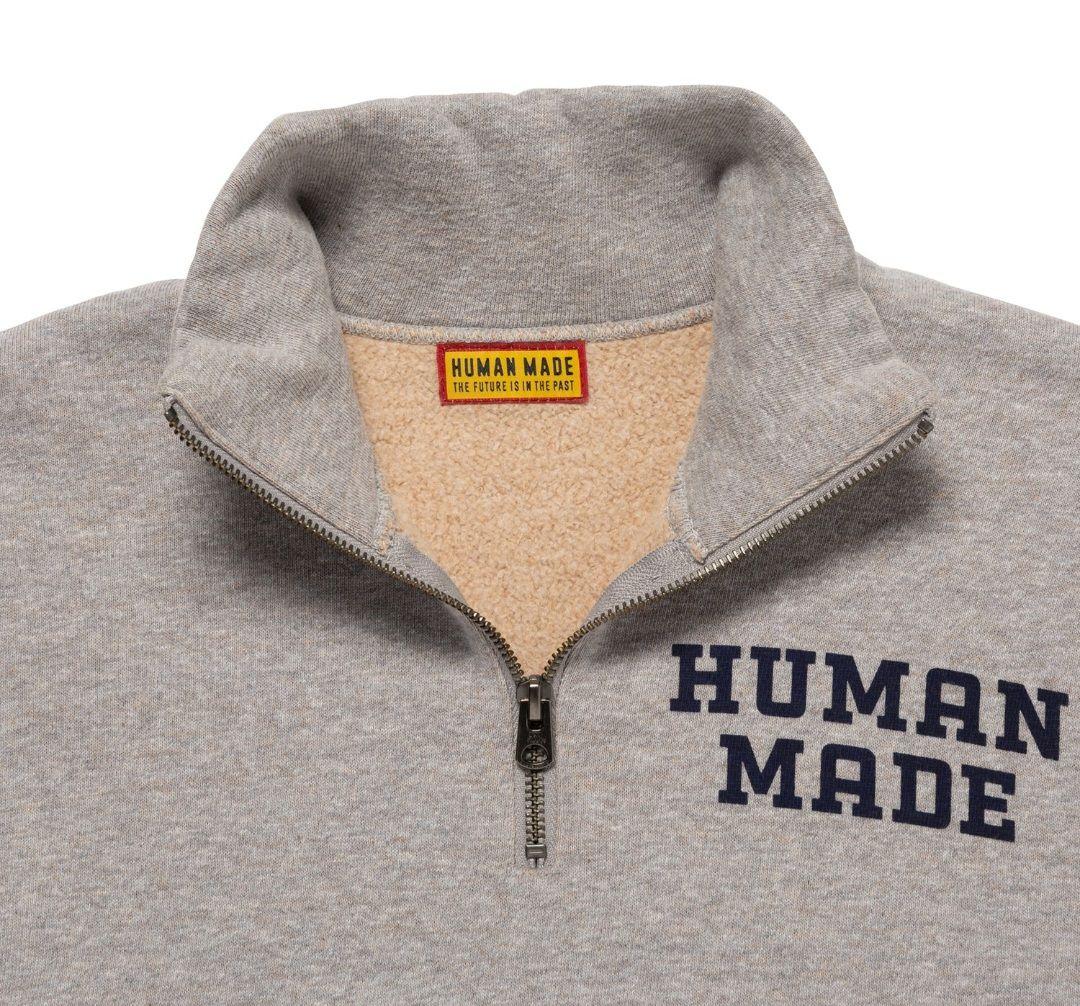 お値下げ！human made HALF-ZIP SWEATSHIRT S