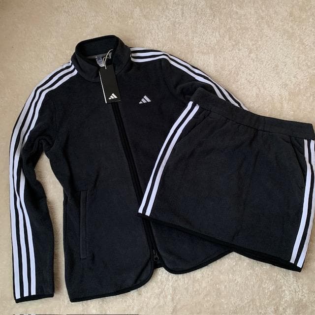 アディダス　ゴルフ　フリース　ジャケット スカート　セットアップ　M