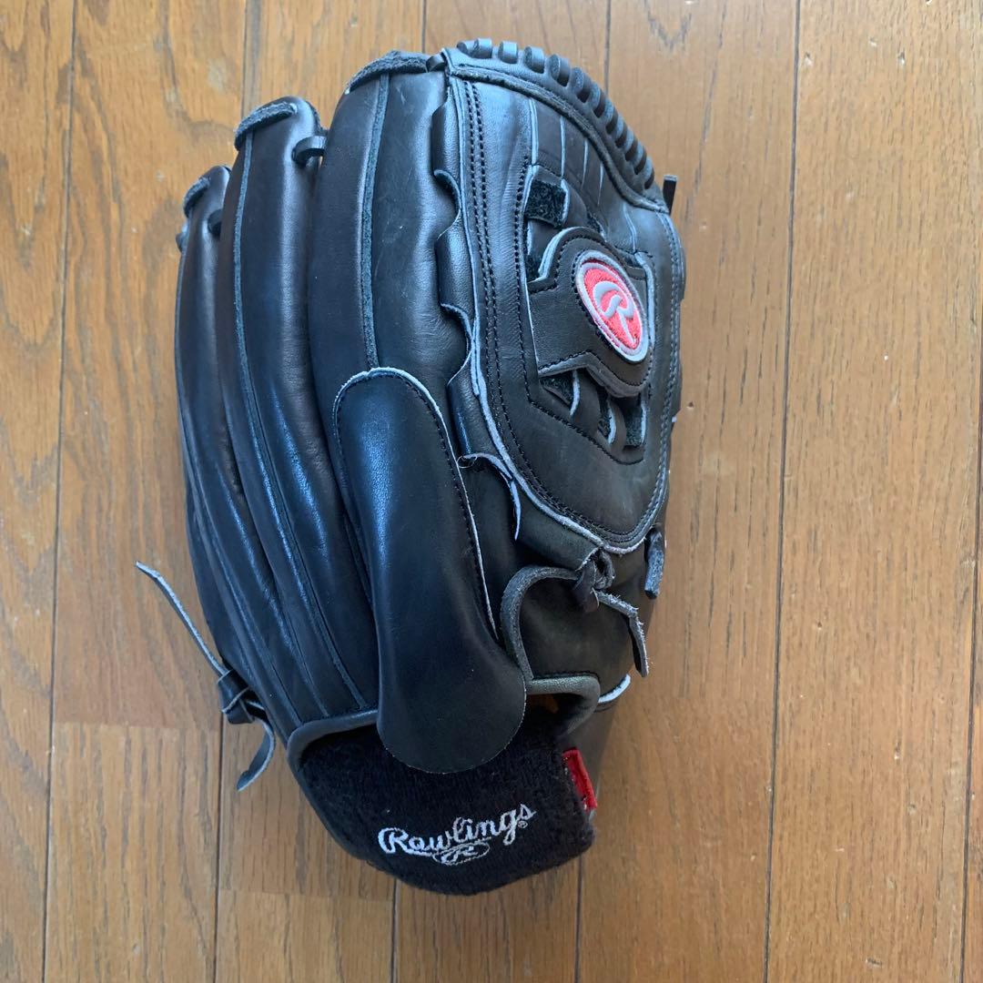 Rawlings 軟式グローブ 投手用 黒（ランディージョンソンモデル）