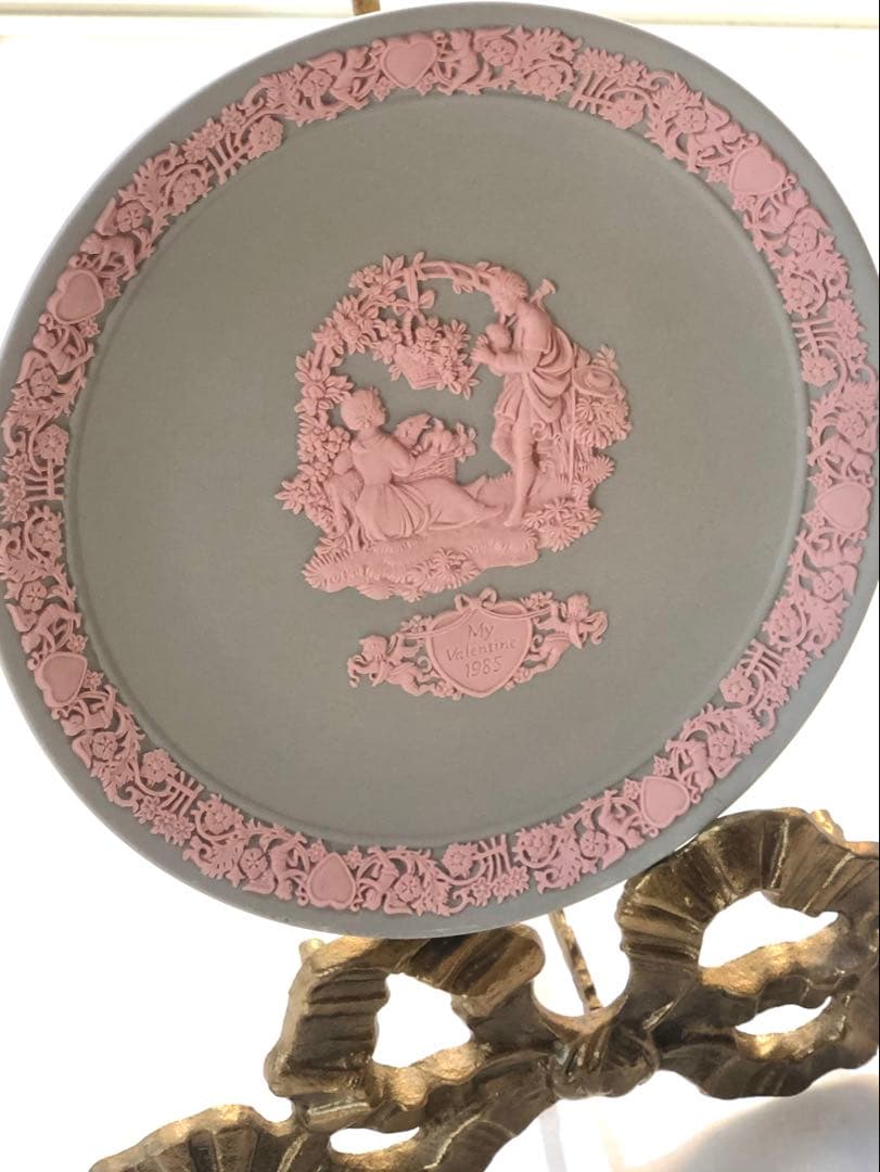  バレンタインデー プレート 1985 限定版 極美品