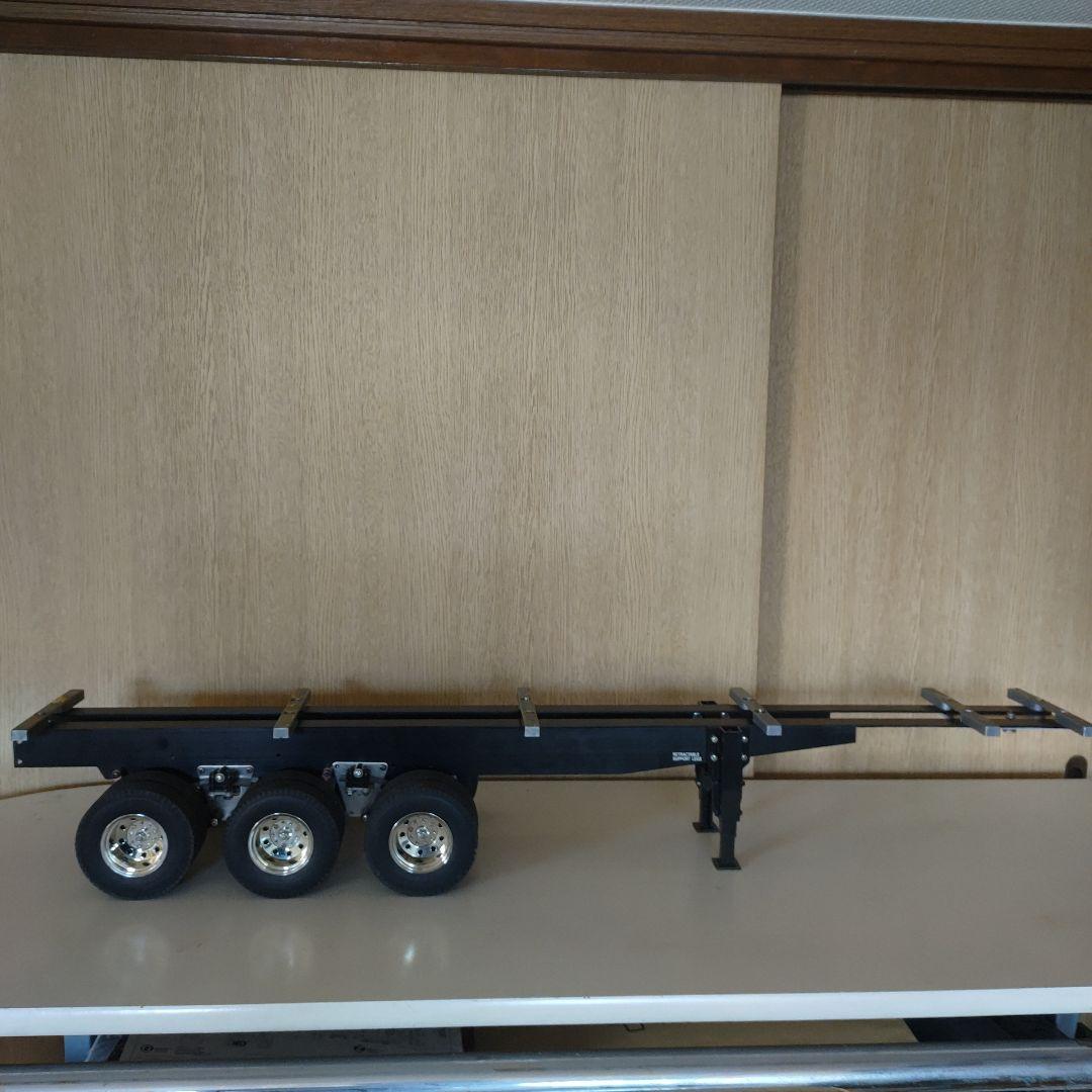 タミヤ1/14トレーラー荷台 3軸改造