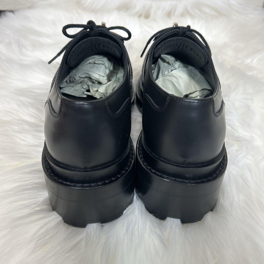 未使用級　HERMES エルメス　革靴　ケリー　ダービー　ファースト　36 黒