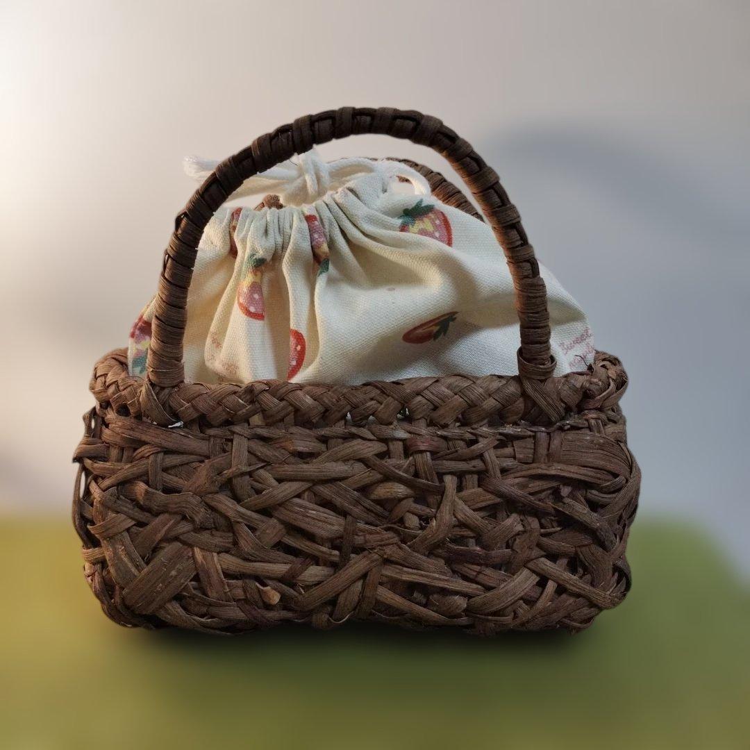 m*♪様 山葡萄やたら編みランチバッグ