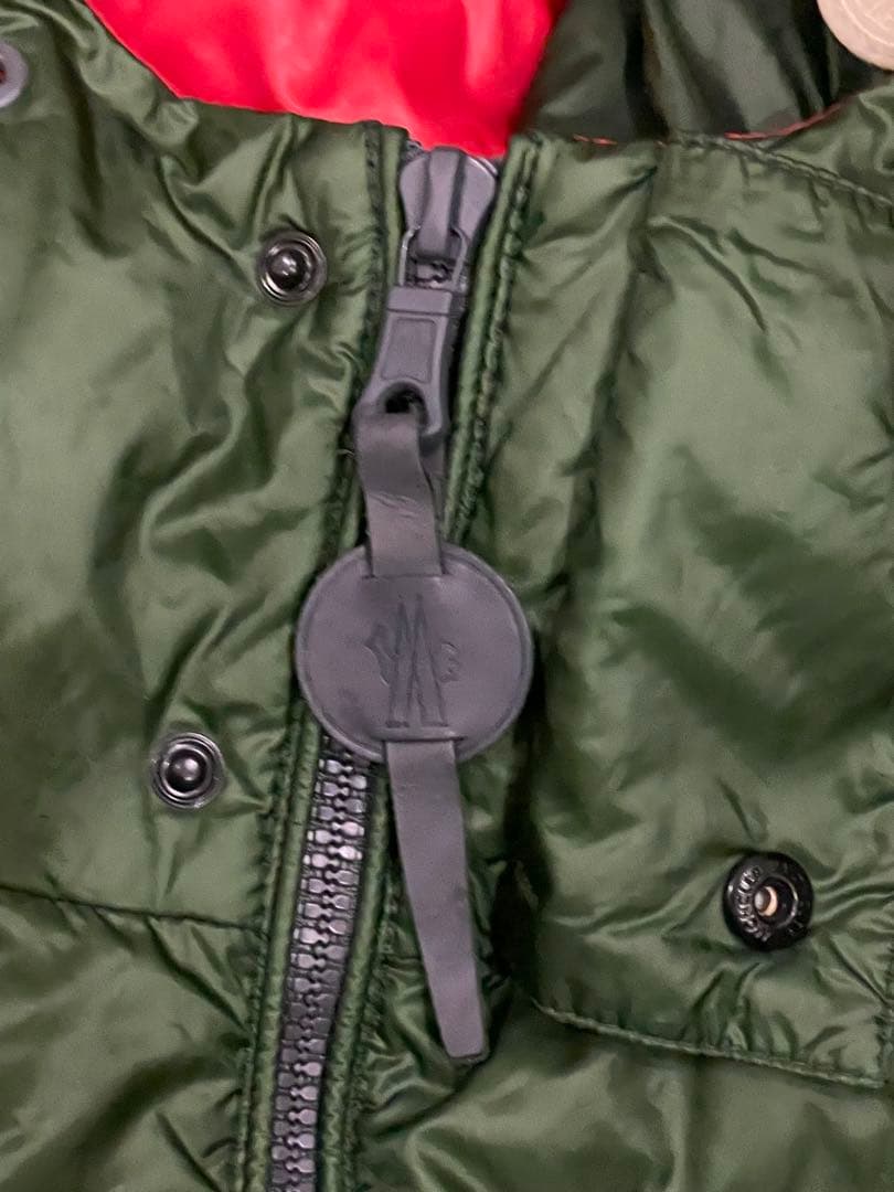 【希少デザイン】MONCLER モンクレール ミリタリーダウンジャケット 1 M