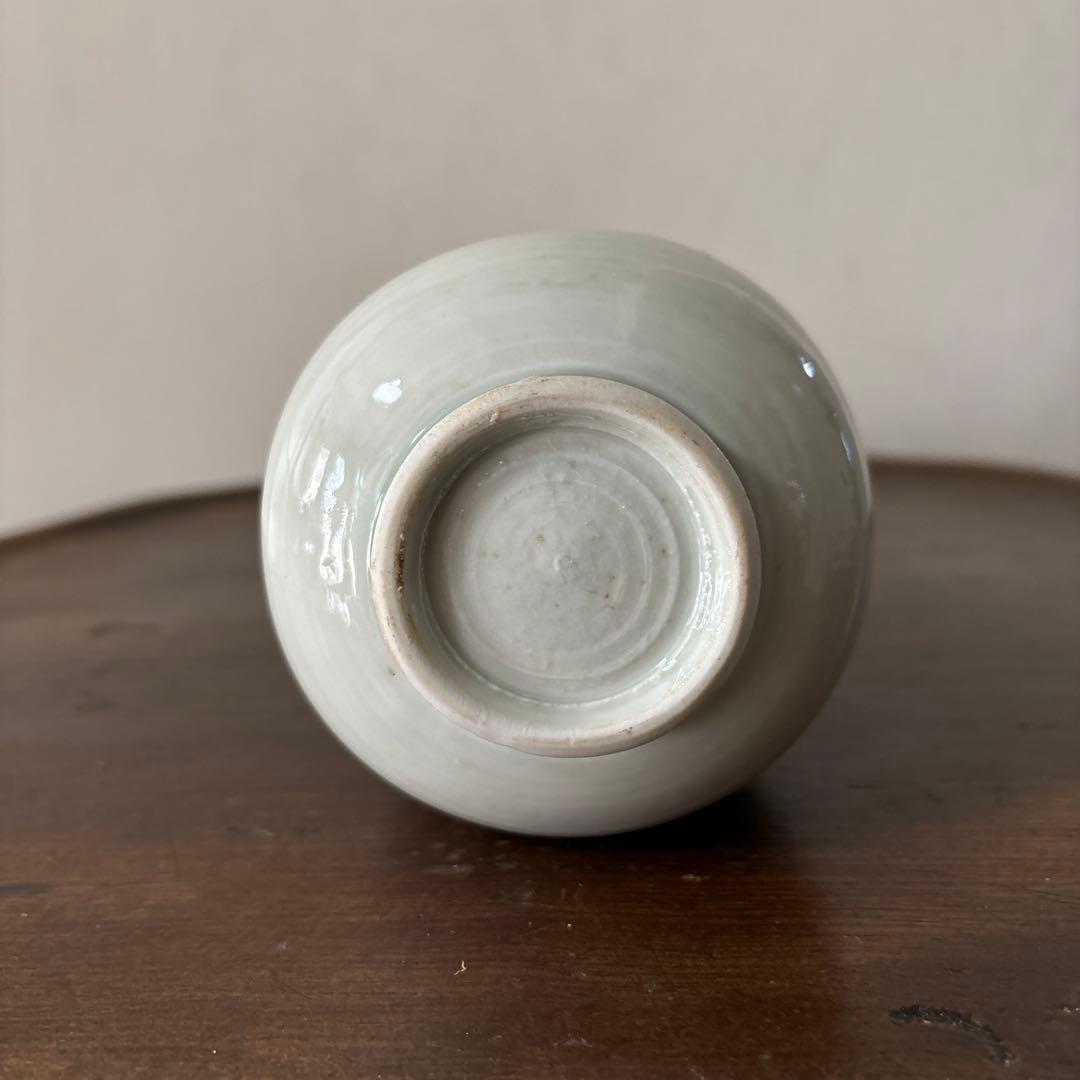 古伊万里　平戸　染付阿古陀徳利　三川内焼　花器　古道具　アンティーク　検:李朝