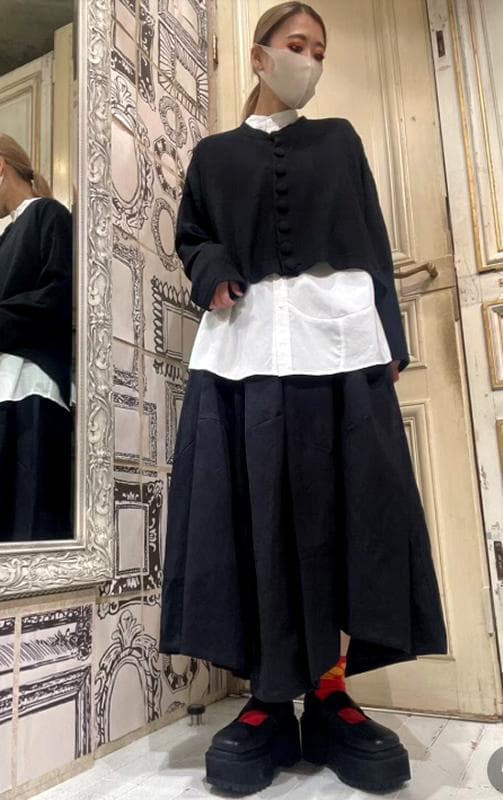 ★新品★　2024AW　gomme　ゴム　レザー　ワンストラップローファー