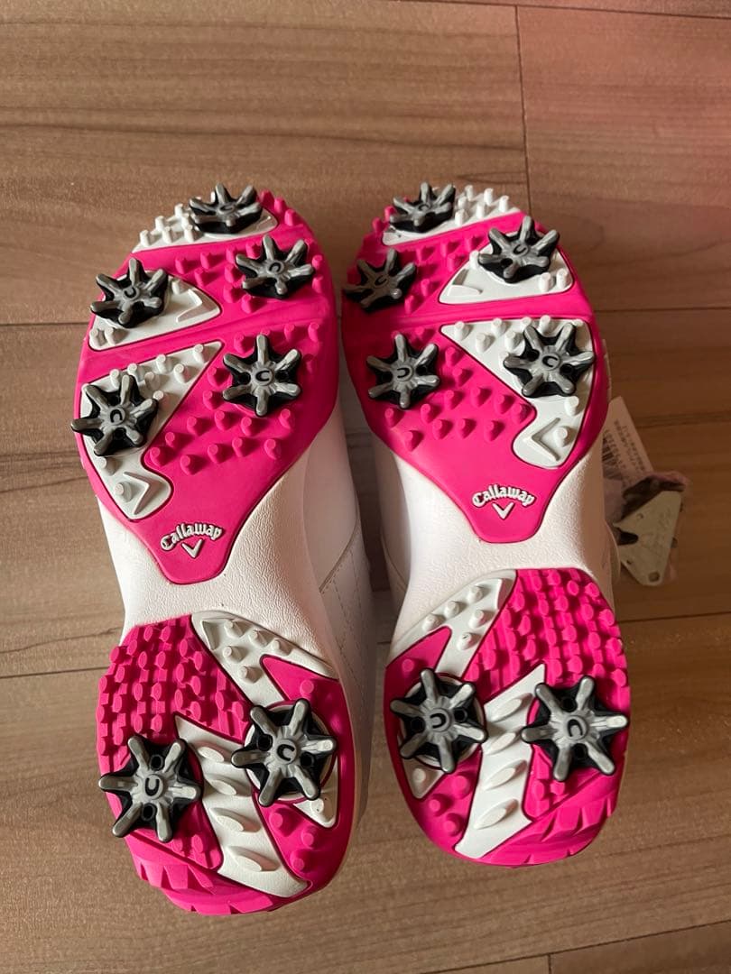 【今だけ価格】Callaway ゴルフバッグ ネイビー ピンク＆ゴルフシューズ