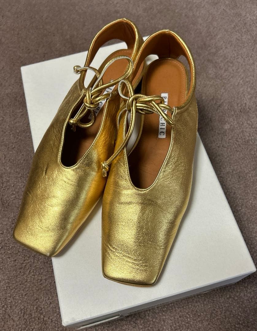 ■PIPPICHIC AMBER COCO ゴールド 美品 36■