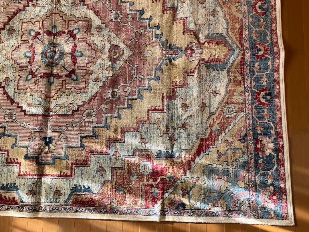 ザラホーム　モロッコキリムモチーフVintage大判ラグ