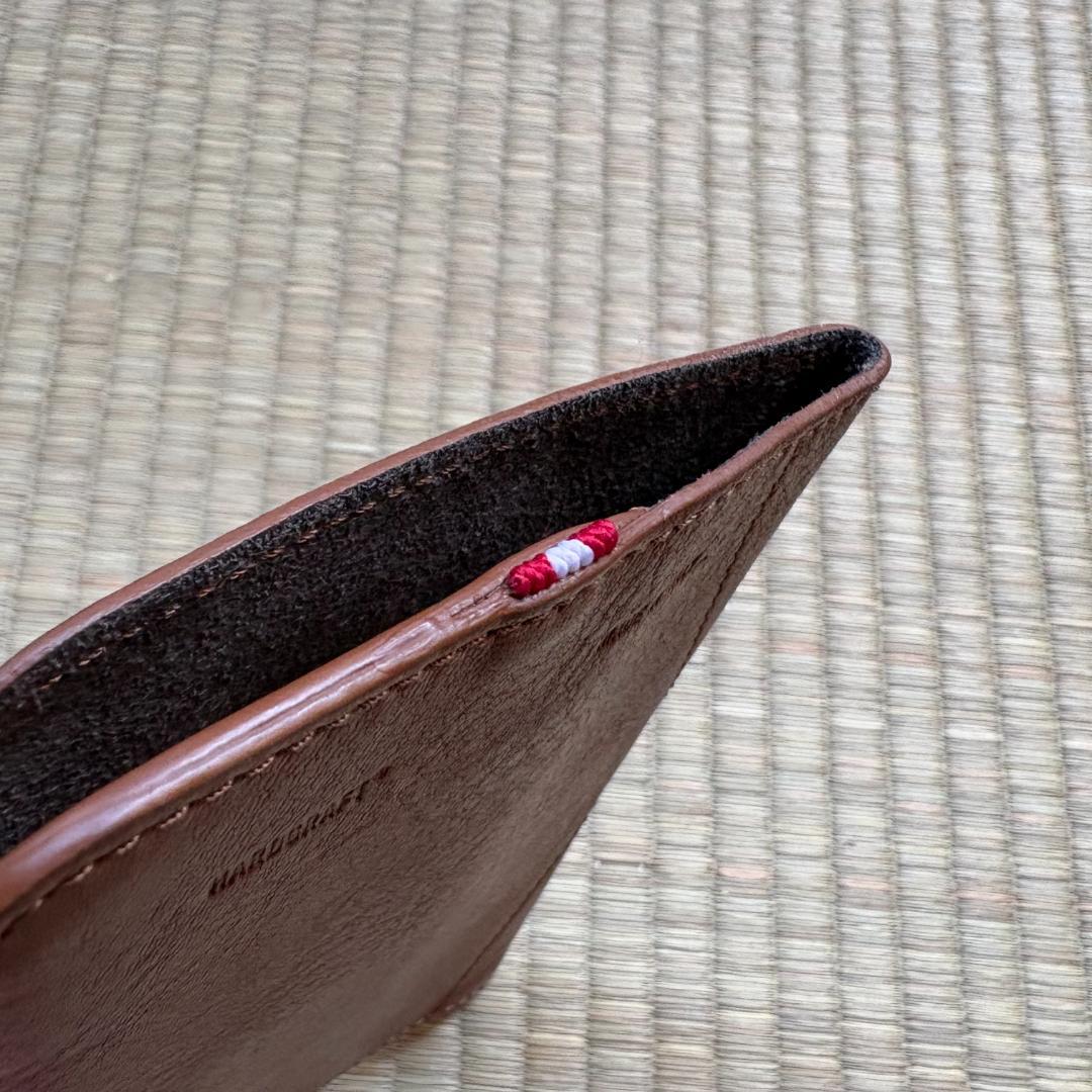 hardgraft イタリア製 本革パスポートカバー ブラウン系