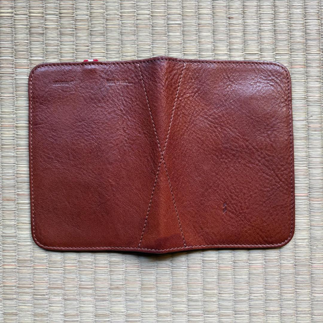 hardgraft イタリア製 本革パスポートカバー ブラウン系