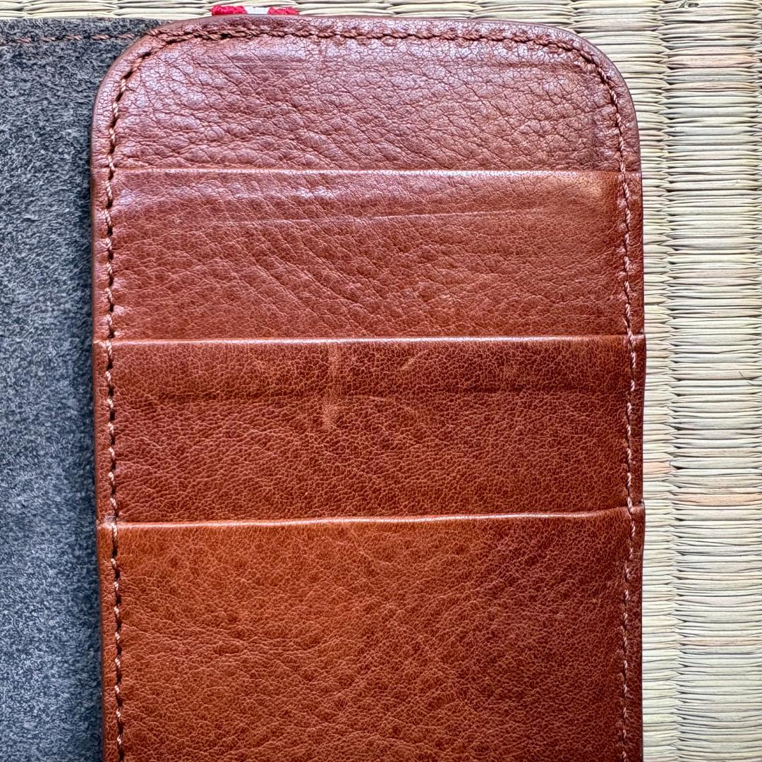 hardgraft イタリア製 本革パスポートカバー ブラウン系