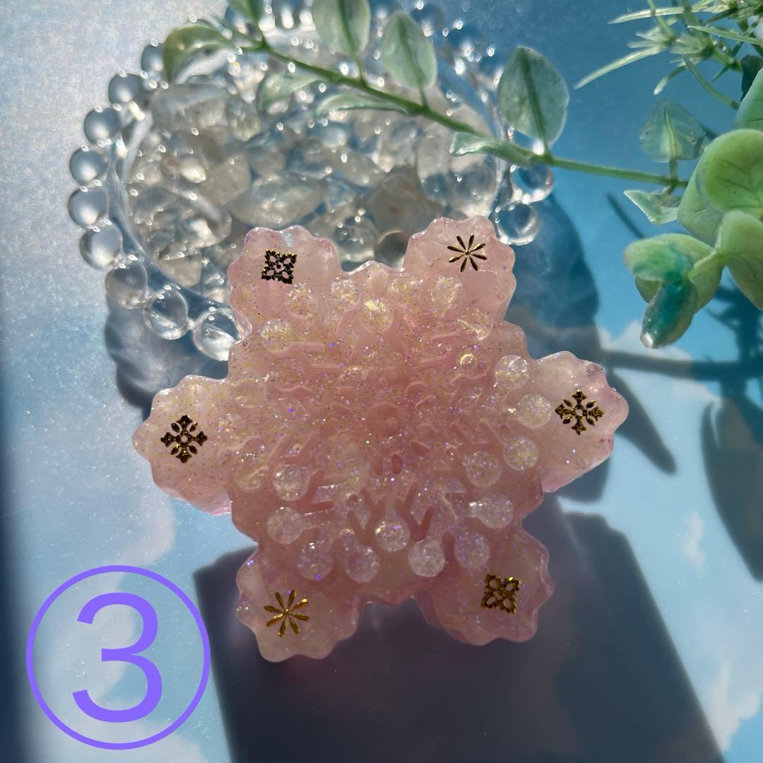 つねりん　雪の結晶　9点