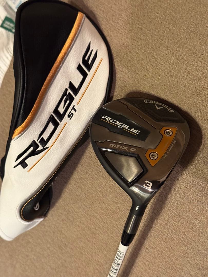 ラウンド未使用 ローグST マックスD 3W テンセイホワイト60S