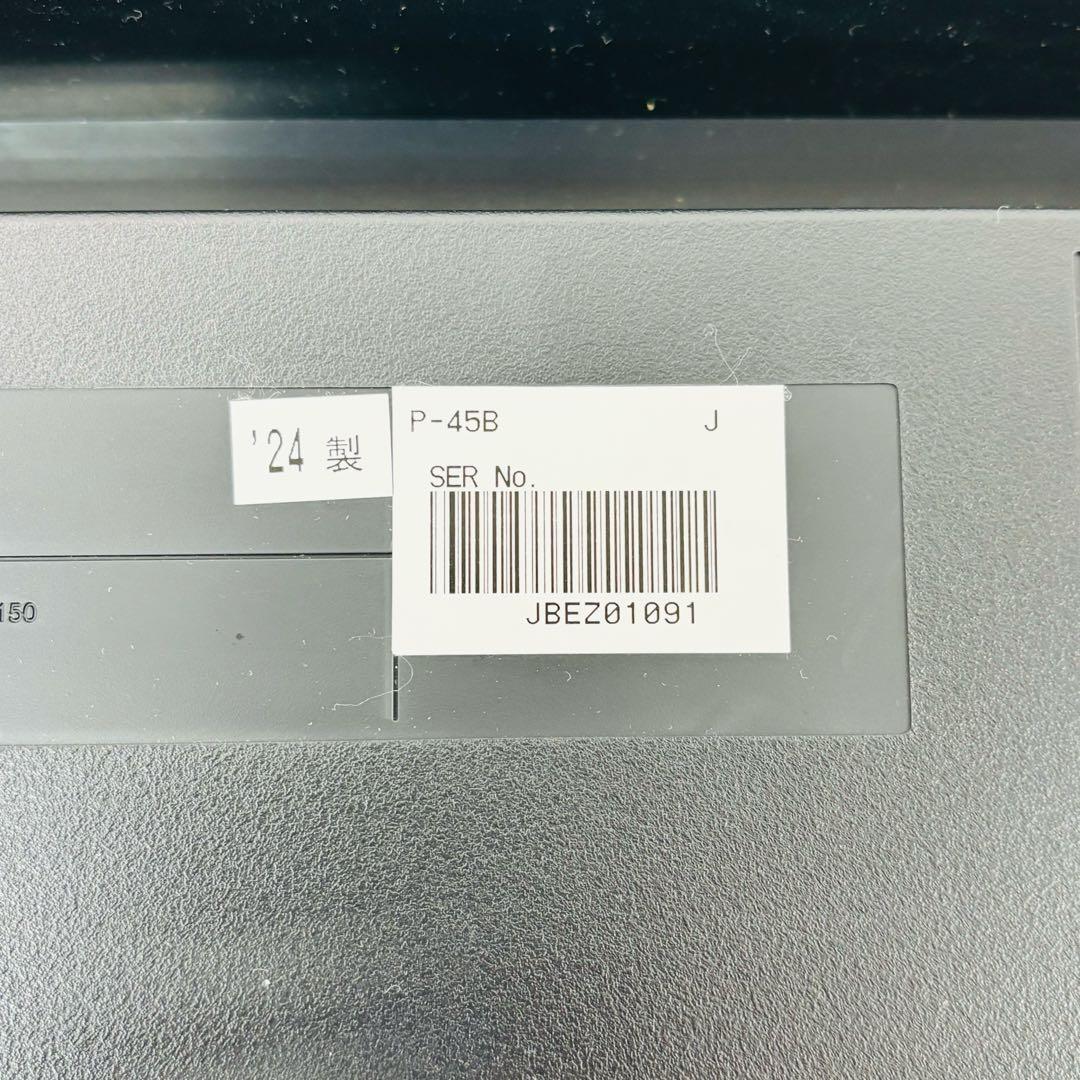 YAMAHA P-45B 電子ピアノ 88鍵 2024年製 純正付属品付き