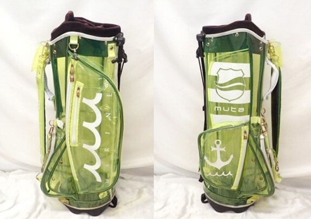 muta marine クリアイエロー キャディバッグ