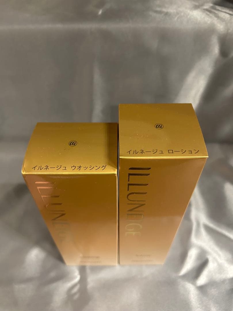 まとめ割　イルネージュILLUNEIGE 洗顔料とローション セット