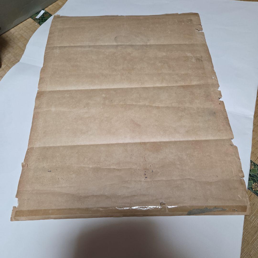 明治44年　東京朝日新聞ポスター　レトロ　115年前 、