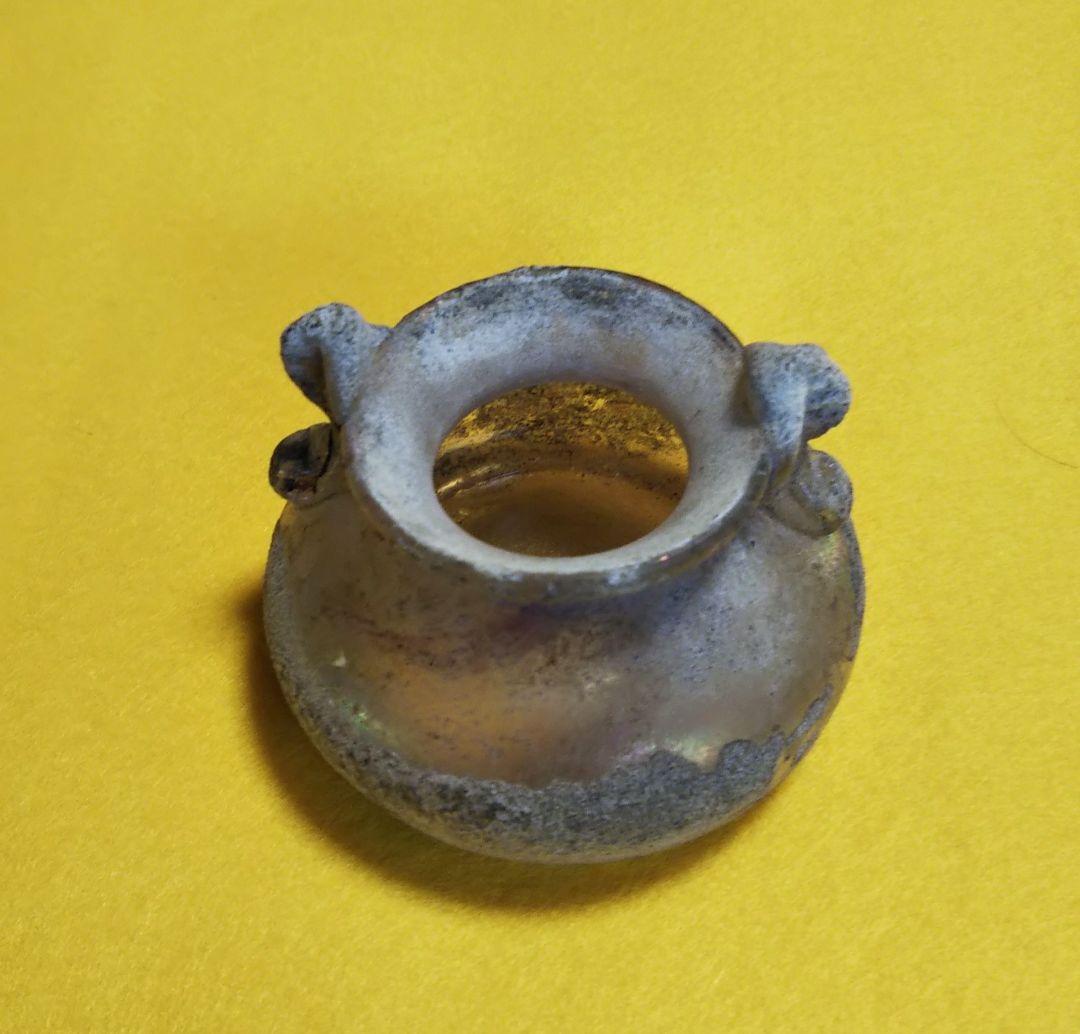 古代ローマングラス/昔のガラス瓶/ローマングラス/ローマのガラス瓶