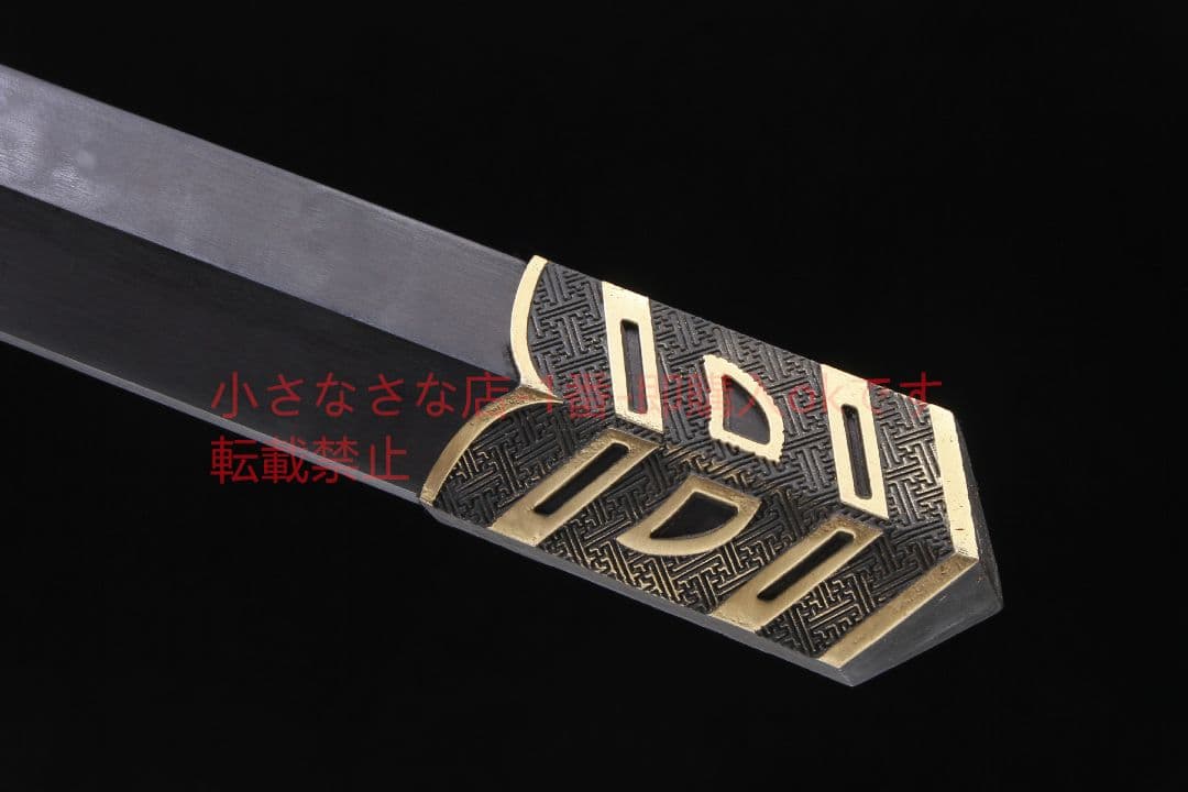 純銅如意漢剣模様鋼 古兵器 武具 刀装具 日本刀 模造刀 居合刀