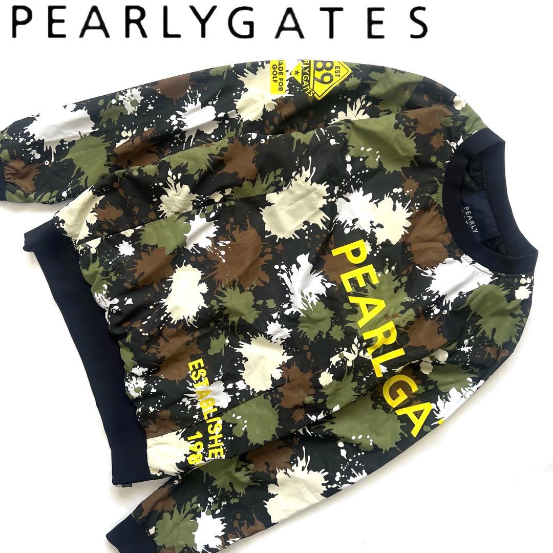 Pearly gates パーリーゲイツ　スニード　ナイロン　メンズ　迷彩　ロゴ