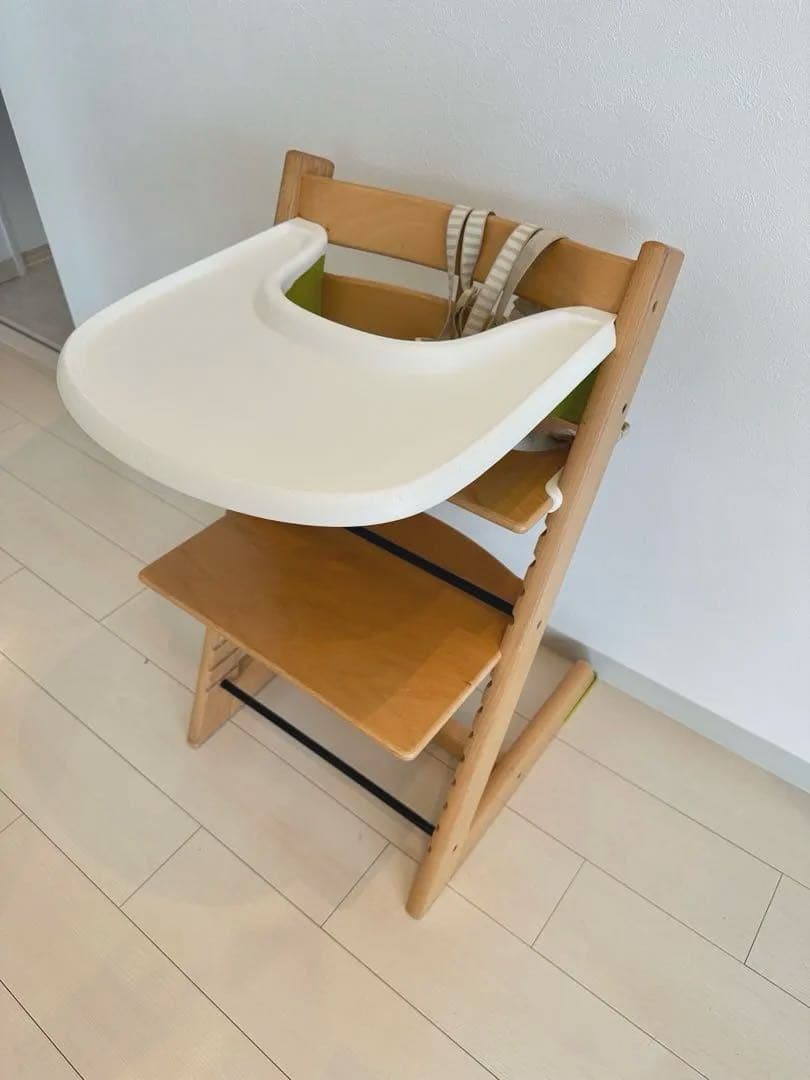 シリアル4　ストッケ トリップトラップナチュラル　セット売り