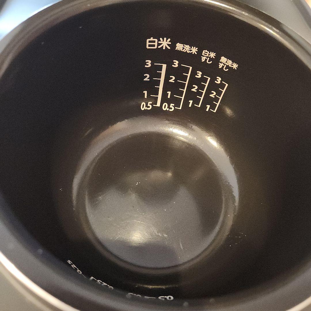 TOSHIBA　IH炊飯器　RC-5XT ブラック　2024年製　3合炊き