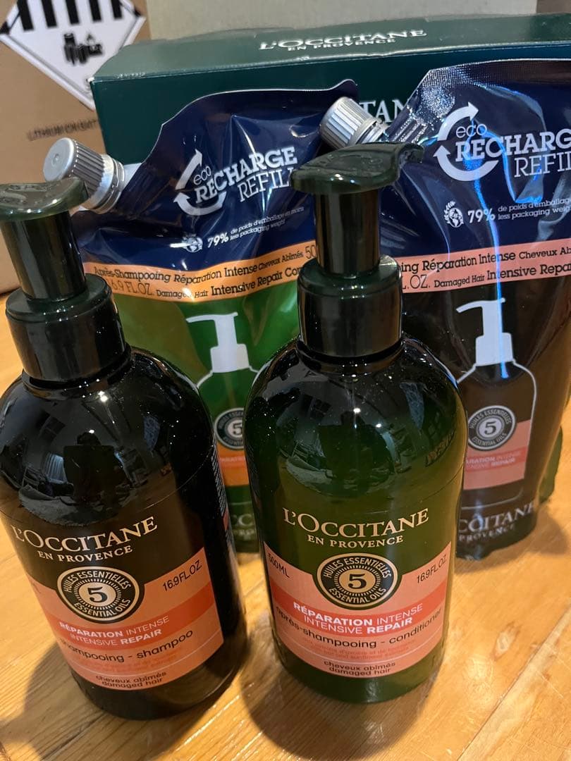 ロクシタン　ファイブハーブス シャンプー・コンディショナーセット　スヌーピー