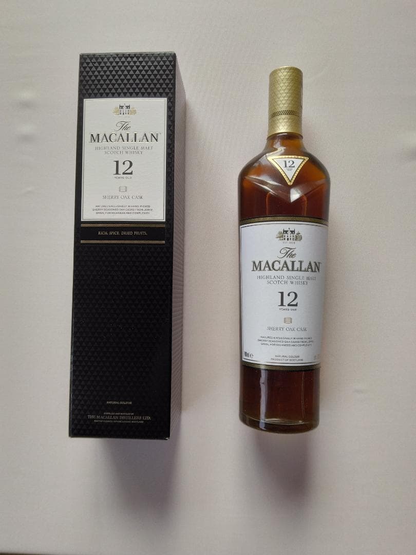 マッカラン12年　シェリーオークカスク