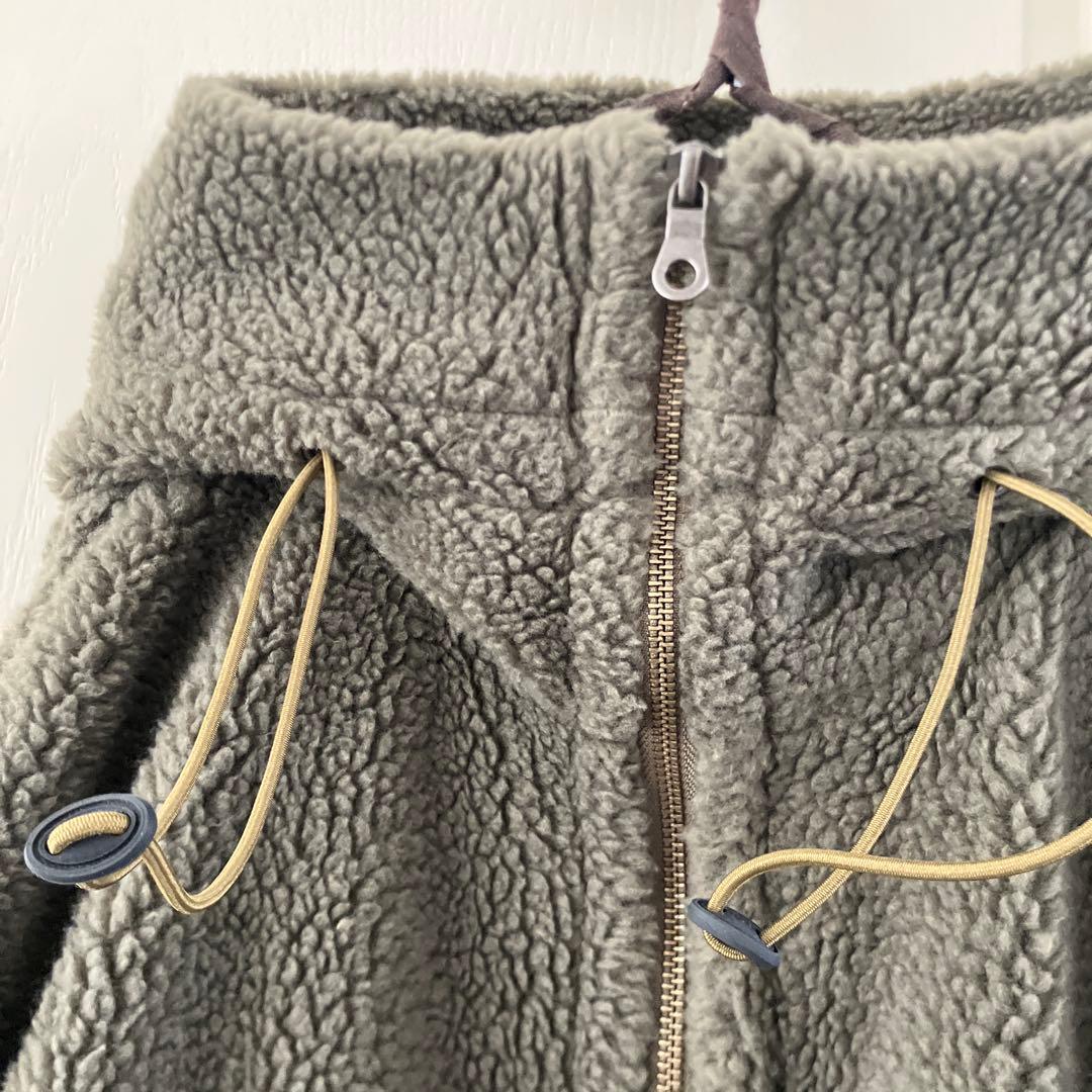 美品✨journalジャーナルスタンダード カーキボアフードビッグモッズコートM