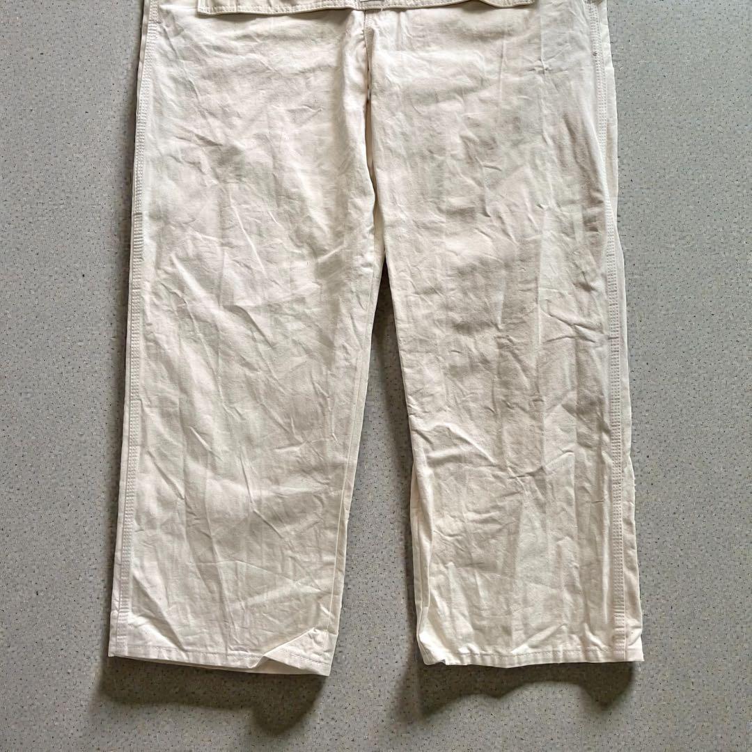 希少✨POINTER ポインターエプロン付きUSA製W36デニムオーバーオール