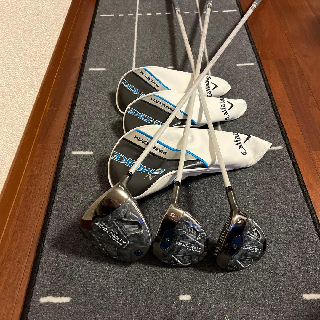 Callaway PARADYM Ai SMOKE ドライバー ３Ｗ　５Ｗ
