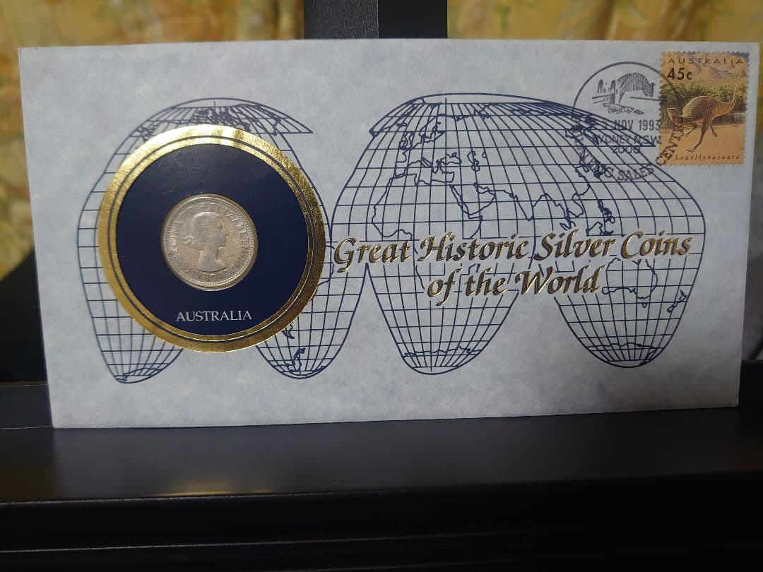 フランクリンミント、世界の歴史的な銀貨9枚